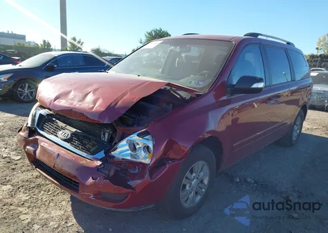 2012 Kia Sedona Lx из США, поврежденный, VIN KNDMG4C76C6485971